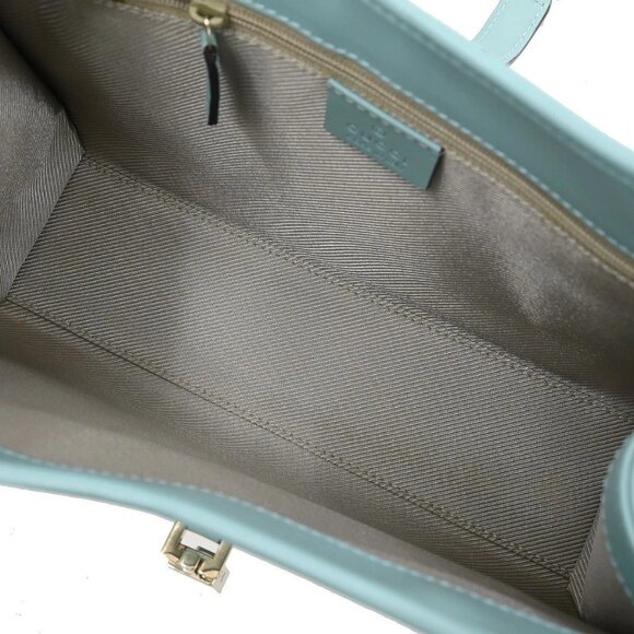 Gucci Light Blue Leather GG Jackie Handbag 002.1068 001013 155330 - Picture 7 of 10